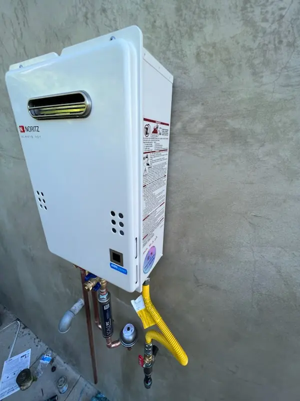 Tankless water heater installation for Harrison Township homes
